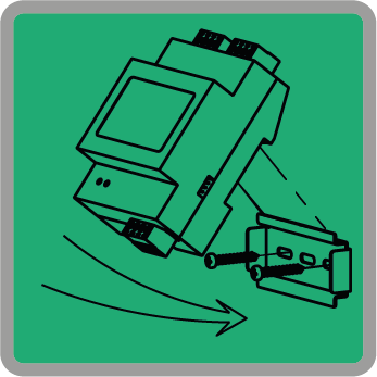 DIN sínre szerelhető