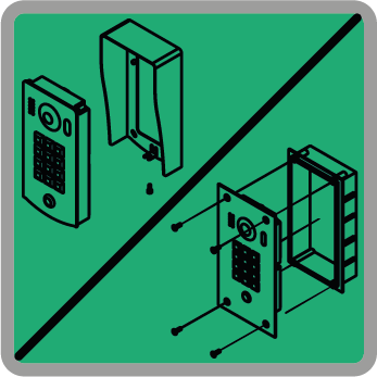 süllyesztve és felületre is szerelhető