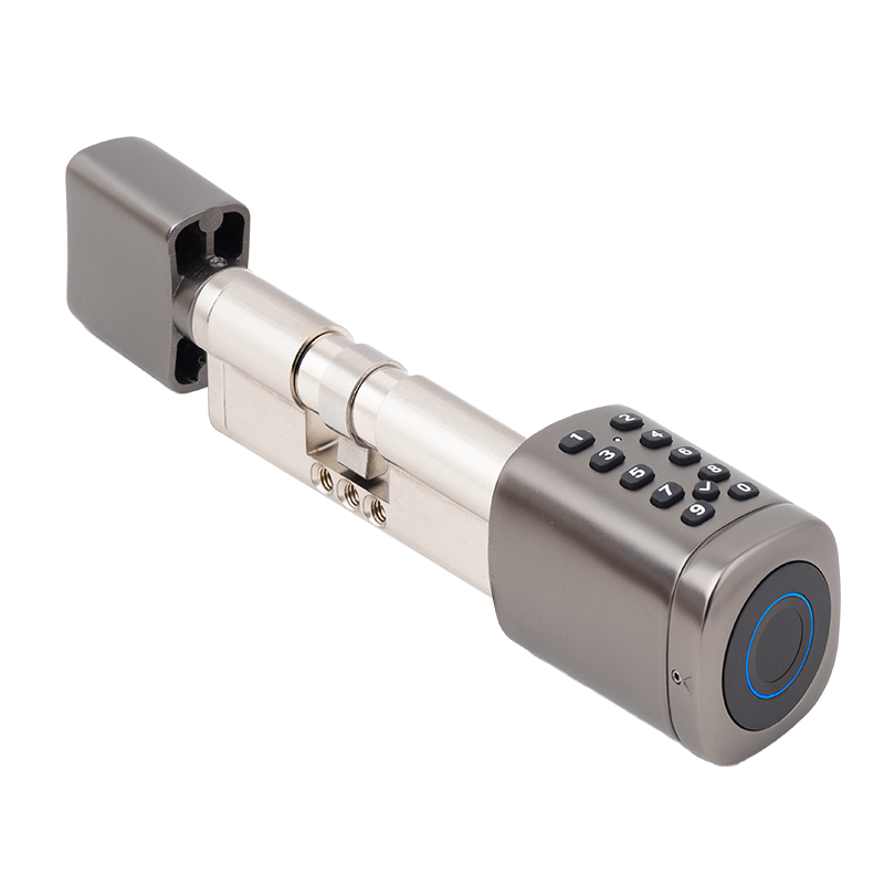 Smart RFID cylinder lock - fingerprint/RFID/PIN - 13,56 MHz MIFARE - BLE - TUYA - IP65