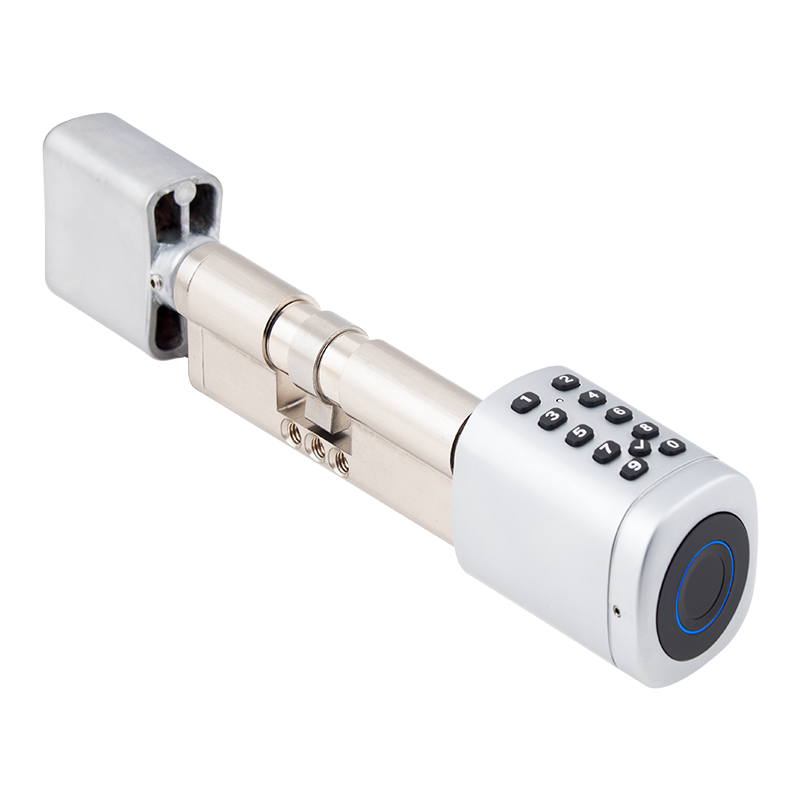 Smart RFID cylinder lock - fingerprint/RFID/PIN - 13,56 MHz MIFARE - BLE - TUYA - IP65