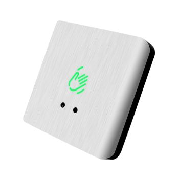 Surface-mounted brushed finish infrared switch-silver colour