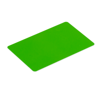 RFID card with EM4100 chip, thin - 125 kHz - green