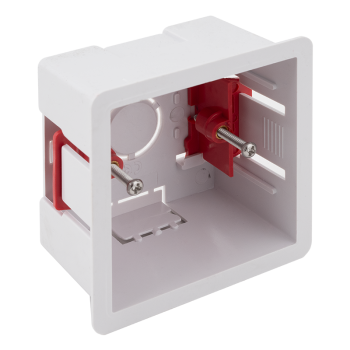 ABK-802+R Plastic mounting box for mounting circuit breakers in drywall with large plastic tabs