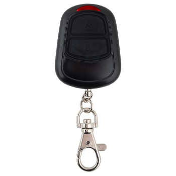 Two-button rolling code remote control