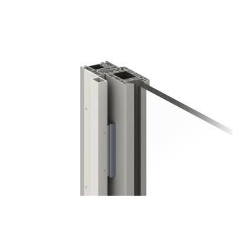  Special electromagnet system for outward-opening plastic doors - DIN Left