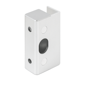 Mounting bracket for bolt locks - for frameless glass doors