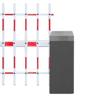 Barrier S18 - grey -  double-fence arm - 4 m - right