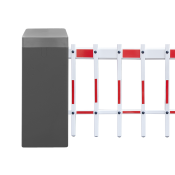 Barrier S18 - grey -  single-fence arm - 4,5 m - left