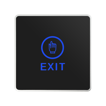 Surface mounting capacitive touch sensitive push button 86 x 86 x 21 mm