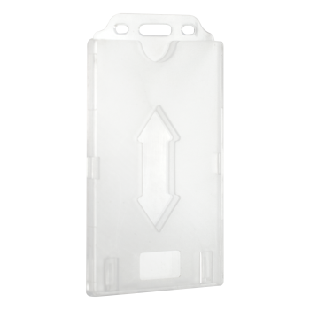 Plastic card holder - vertical