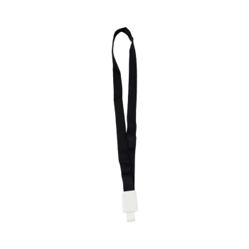 Card holder lanyard - 21 mm wide - black