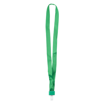 Card holder lanyard - 21 mm wide - green