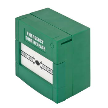 Resettable manual callpoint for access control - green