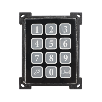 Glass keypad for DP controller units