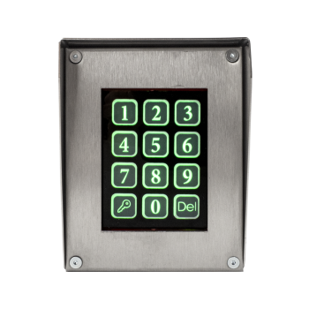 DP RFID reader with digital keyboard and rain cover