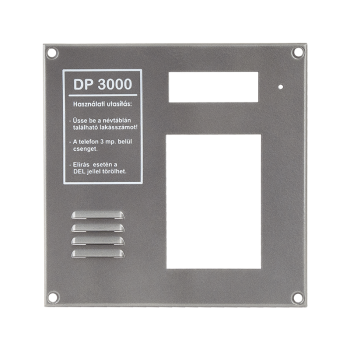 Cover plate for DP3000 digital controller unit amplifier