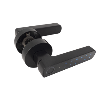 Biometric smart handle lock - BLE - APP - black