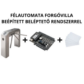 Turnstile - bridge-shape - semi automatic - drop-arm with access control system