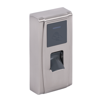 Drip-proof (IP65), standalone card reader - fingerprint