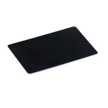 RFID card EM4100 with chip, thin - 125 kHz - black