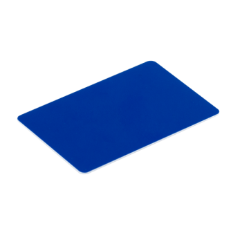 RFID card EM4100 with chip, thin - 125 kHz - blue