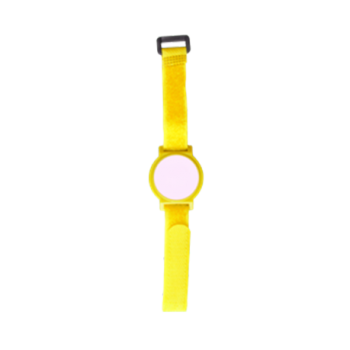 Velcro watch type RFID EM4100 (125 kHz) with chip - yellow