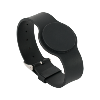 Wristwatch type RFID tag with EM4100 (125 kHz) chip - black