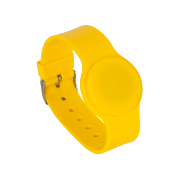 Wristwatch type RFID tag with EM4100 (125 kHz) chip - yellow