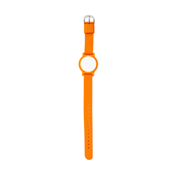 Buckled watch type RFID tag with MIFARE (13.56 MHz) chip - orange