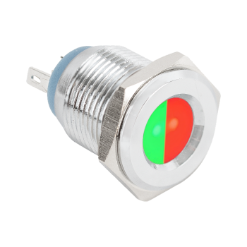 LED indicator with 16mm diamater, 2 colors