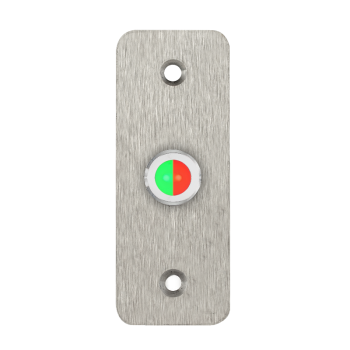 LED indicator with shield, 16mm diameter, 2 color