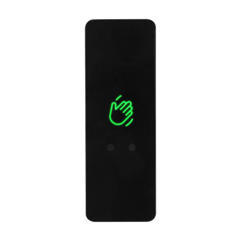 Infrared switch - Green LED - in black - Waterproof (IP68)