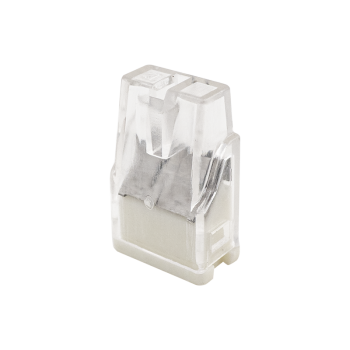 Quick connector for 2 solid core, 0.5-2.5 mm² wires. Pack of 10 pieces.