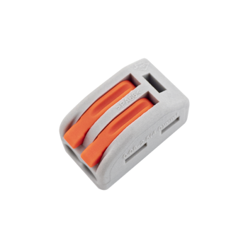  Quick connector for 2 wires, suitable for 0.08 - 2.5 mm² wires, pack of 10.