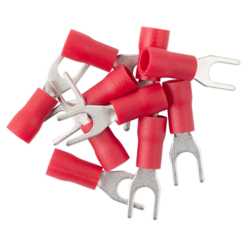 Crimpable fork terminal