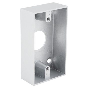 Metallic mounted back box 86 x 50 x 25 mm