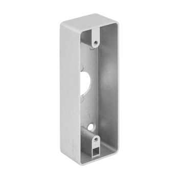 Aluminium mounted back box 115 x 40 x 27 mm