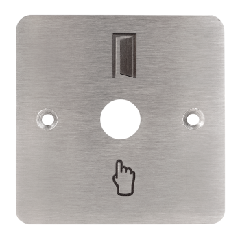 MP-86/19-P Push button and switch shield with pictogram 86 mm wide with 19 mm hole