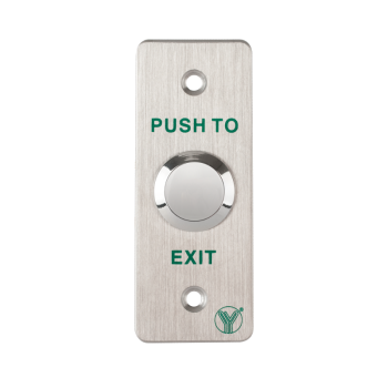 Micro switch push button 90 x 35 mm with INOX shield - NO/NC