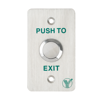 Micro switch push button 86 x 50 mm with INOX shield - NO/NC