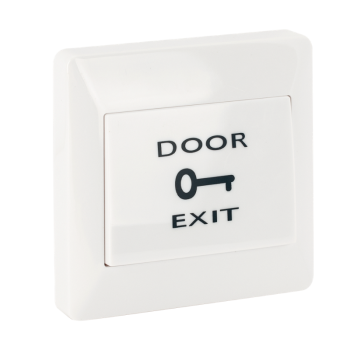 Plastic surface mount push button with micro switch 86 x 86 mm - NO/NC