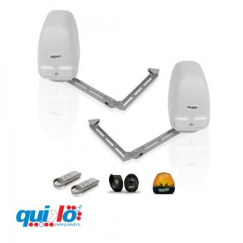 Double swing gate kit with articulated arm - SCARABEO