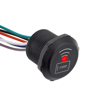 Microméretű, vízálló segédolvasó, Wiegand 26/34, fekete - EM