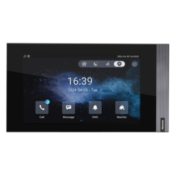 Intercom indoor unit with 7'' touch screen, Linux operating system, Wi-Fi