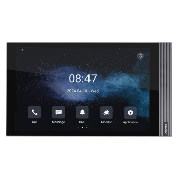 Intercom indoor unit with 8'' touch screen and Android 12 based system, Wi-Fi