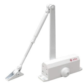 Door closer - scissor arm - EN2 - white
