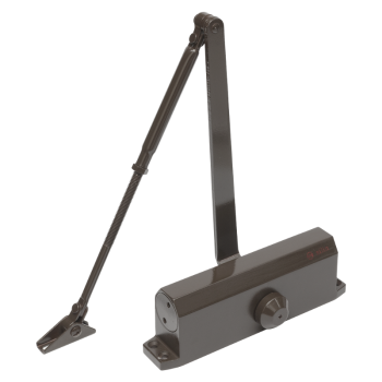 Door closer - scissor arm - EN4 - brown