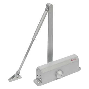 Door closer - scissor arm - EN4 - silver