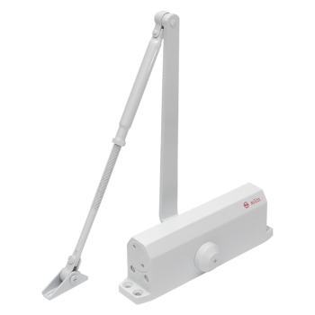 Door closer - scissor arm - EN4 - white