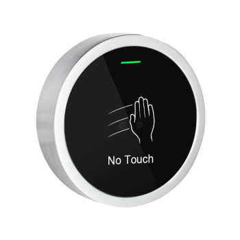 Infrared sensor exit button, status LED with adjustable operating distance, IP66 surface protection